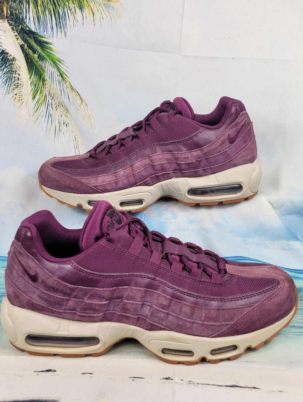 Nike Air Max 95 SE Bordeaux Gum  AJ2018-600 Mens 10.5